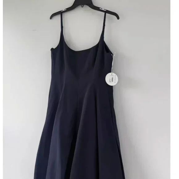 NWT STAUD Joy Maxi Dress Gown Sz12 Navy Blue Cocktail Formal Party Event - Picture 7 of 10
